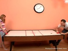 Air Hockey And Hairy Snatch