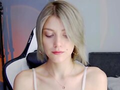 Blonde teen Sierras first erotic masturbation video