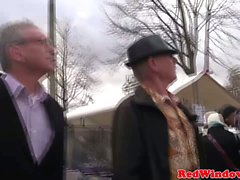 Young dutch whore vs old dirty tourist