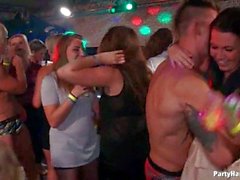 Amateur girls' bazing sex party