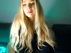 Blonde teen Sierras first erotic masturbation video