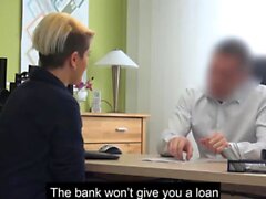 LOAN4K. Hot chick lets a bank manager fuck her in exchange