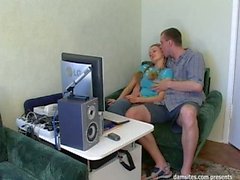 Olia Young Russian Teen - Couch Sex