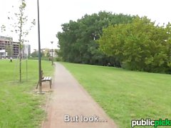 Mofos - Redhead gets picked up in the park