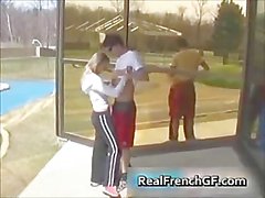 Young french girlfriend rammed hard part3