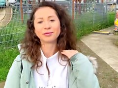 german scout teen julia bach anal sex at real street casting