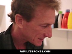 FamilyStrokes - Step-Dad Obsessed With Daughters Panties