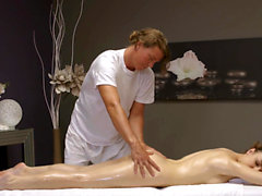 Massage Rooms Perky tits brunette Lilit Sweet erotic massage