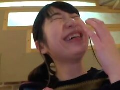 Japanese teen gives great blowjob Uncensored