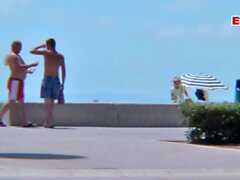 German 18yo tourist teen pick up in mallorca holiday casting