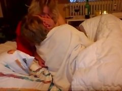 German Mom and NOT daughter in bed (even better) - go2cams