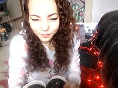 Horniest Amateur Brunette Teen slut anal on Webcam