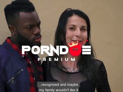 Sexy Latina teen Jade Presley fucks black newbie guy and