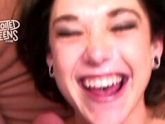 Watch 20 teens eat cum in this teen cumshot compilation