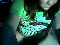 Busty teen on webcam