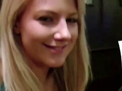 Austrian blonde babe Fucked by Strange old man