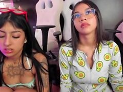 Two hot scene teens hot lesbian sex on webcam