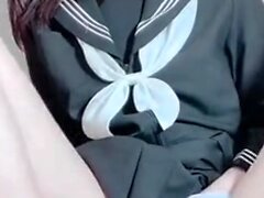 Great close up in japanese teen blowjob pov