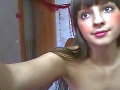 Solo teen amusing on webcam