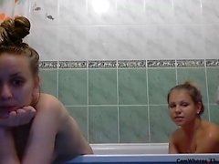Lesbian teen shower