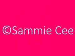 Sammie Cee - Tease My Asshole While I Play With Myself