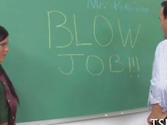 The lesson plan for today are blowjobs