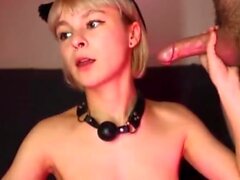 blonde amateur teen showing on webcam for her boyfriends