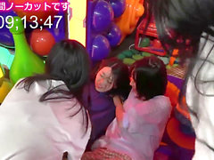 Reverse gangbang, japanese gangbang, japanese tickling