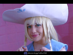 Pokemon cosplay, teenage roleplay, blond