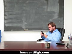 InnocentHigh - Hot Schoolgirl Fucked By Her Prof