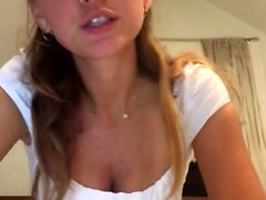 Curly Blonde Teen Records Solo Dildo Masturbation More at