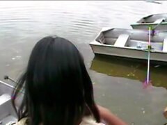 Latina Teen Sucks Dick in Boat