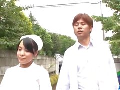 Miho Tsujii, Asian nurse in need for cock in her pussy