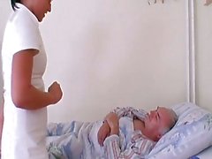 Horny Young Nurse Bitch Joins Gr...