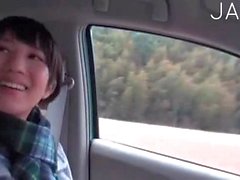 Asian teen gets sexy travelling