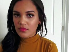 Stunning Latina Little Whore Rammed by Big Dick Stepdad