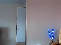 Amateur teen shows her cum face on webcam