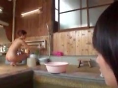 Japanese Girl Sex Pranked By Gang Public Bath Voyeur