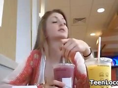 Teen Being Naughty At McDonalds