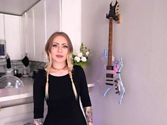 POVLife - Inked Curvy Teen Trades Sex For A Free Room