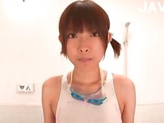 Titty Japanese gets cunt toyed