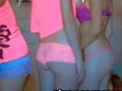 Hot teens Home alone Show On Webcam