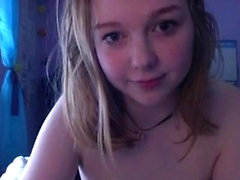 naughty shy 18yo babe fingering first time on cam