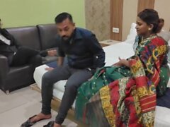 Indian Wife Shared With Husband Friend Having Sex While He Watches - Hindi Audio