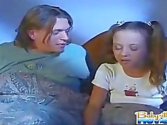 Teen babysitter has nightmare about a giant people eating pussy
