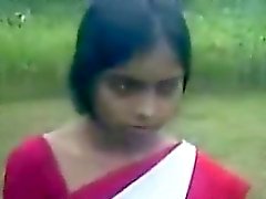 Young Indian Girl Giving A Blowjob