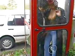 Phone Booth Handjob