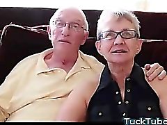 Elderly husband fucked with young man