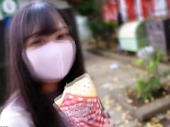 Japanese teen blowjob with creamy mustache